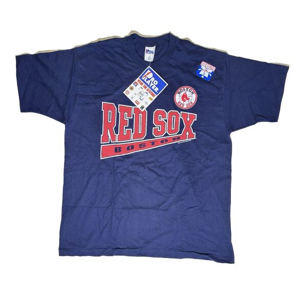 NWT Vintage 1996 Pro Player Boston Red Sox MLB T-Shirt Men’s XL 18-20 USA Made - Picture 1 of 8